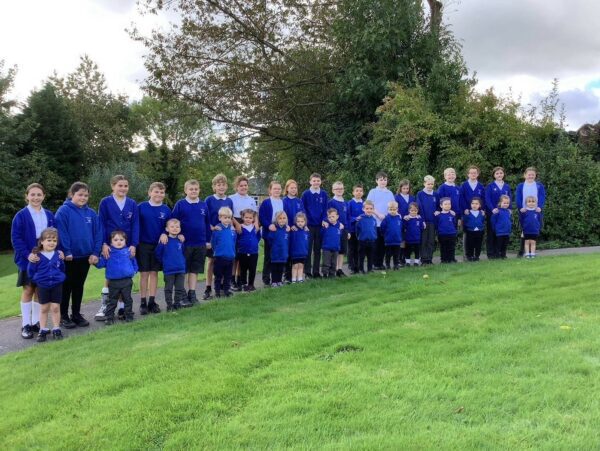 St Mary's Year 6 Pupils With Children In Reception